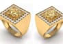 create 3d diamond jewelry ring design, championship ring stl file, 3d rendering
